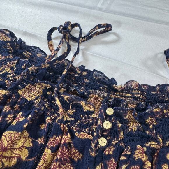 Denim & Supply Ralph Lauren Floral Off the Shoulder Blouse Sz M - Picture 3 of 8